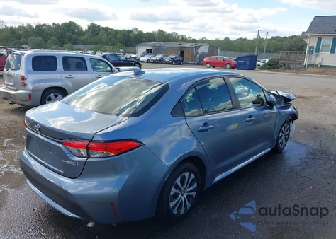 2022 Toyota Corolla Hybrid Le from USA, damaged, VIN JTDEAMDE7NJ046152